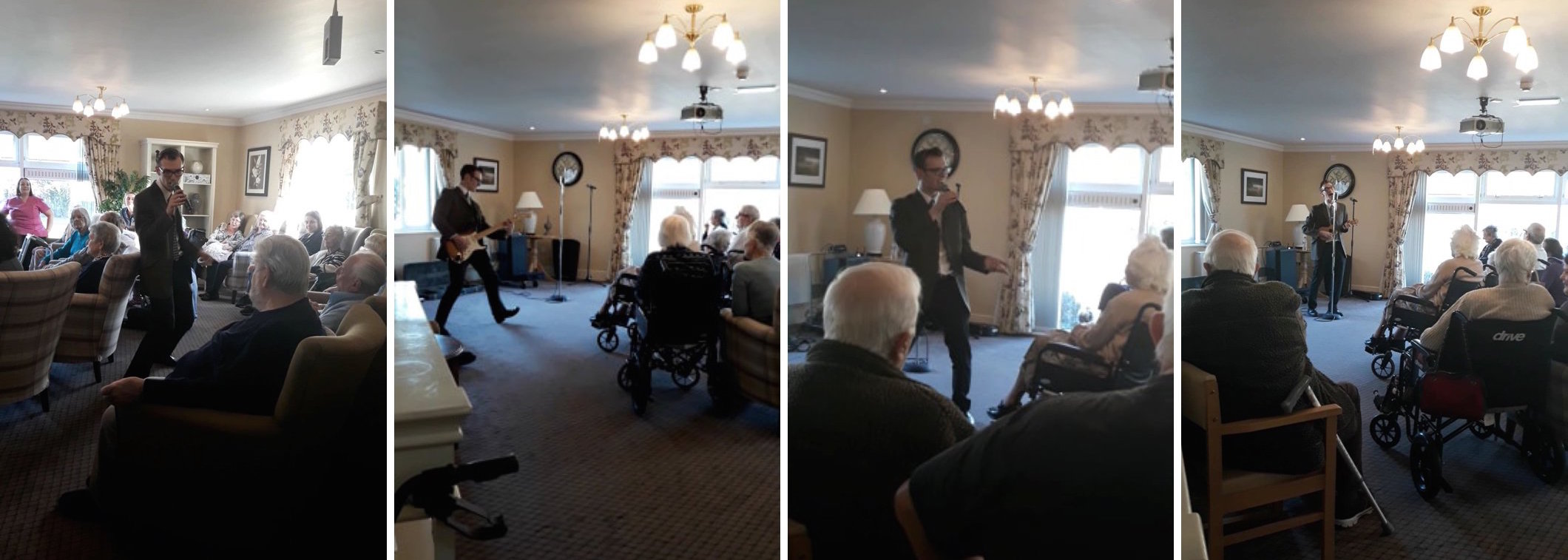 danny gill buddy holly care home entertainer